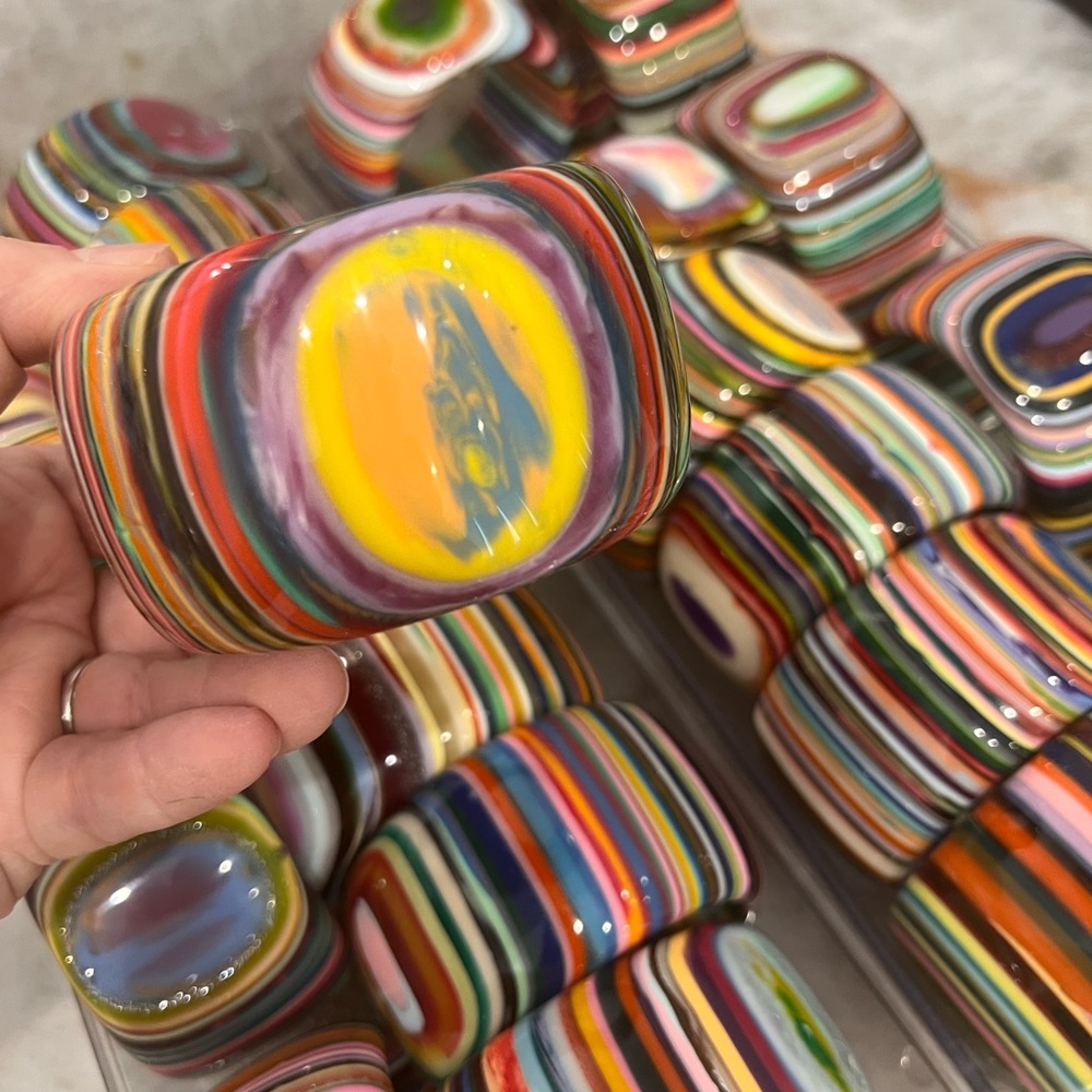 Sobral PopArt bangle. Authentic original stamped.
